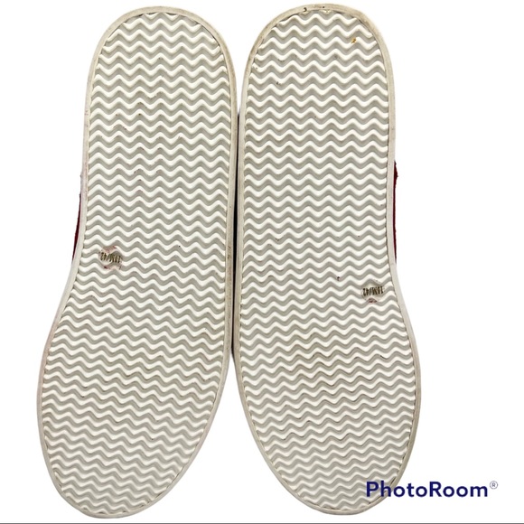 New LUCKY BRAND Talani Mules Sneakers Clogs 10 42 Red Leopard - Picture 7 of 10